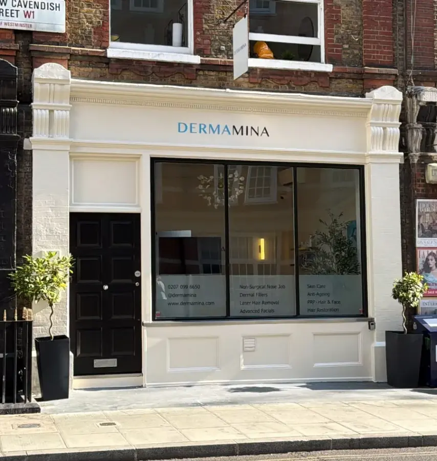 Dermamina clinic location, New Cavendish Street London